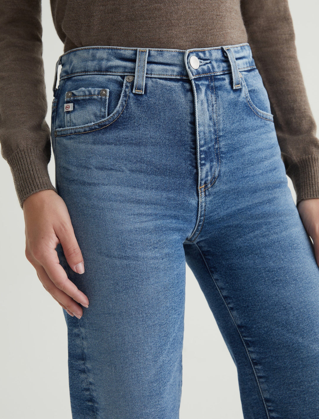 SAIGE WIDE LEG CROP Denim AG 