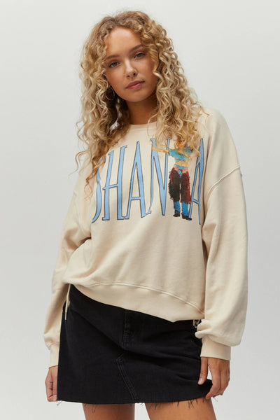 SHANIA BOOTS BEEN UNDER OVERSIZED CREW SWEATER DAYDREAMER 