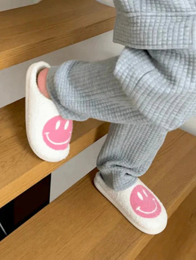 SMILEY SLIPPERS ACCESSORIES LIM LIM PINK S 