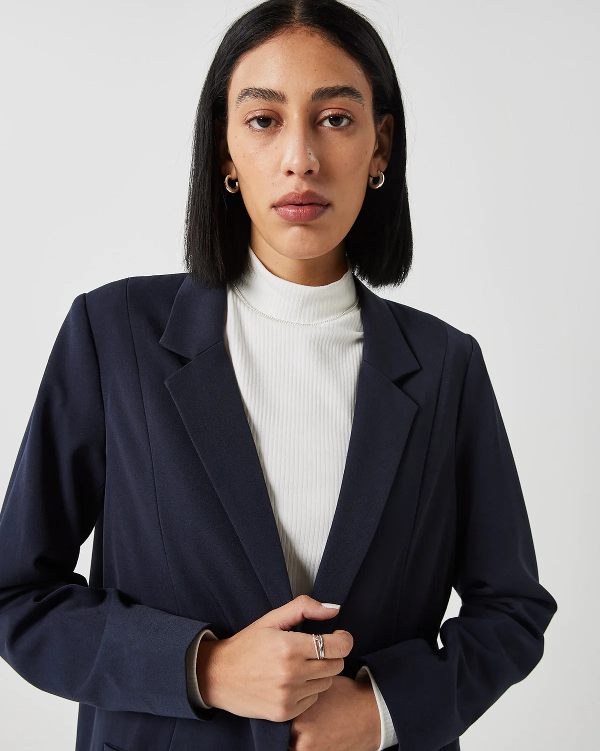 M&s ladies 2025 navy blazer