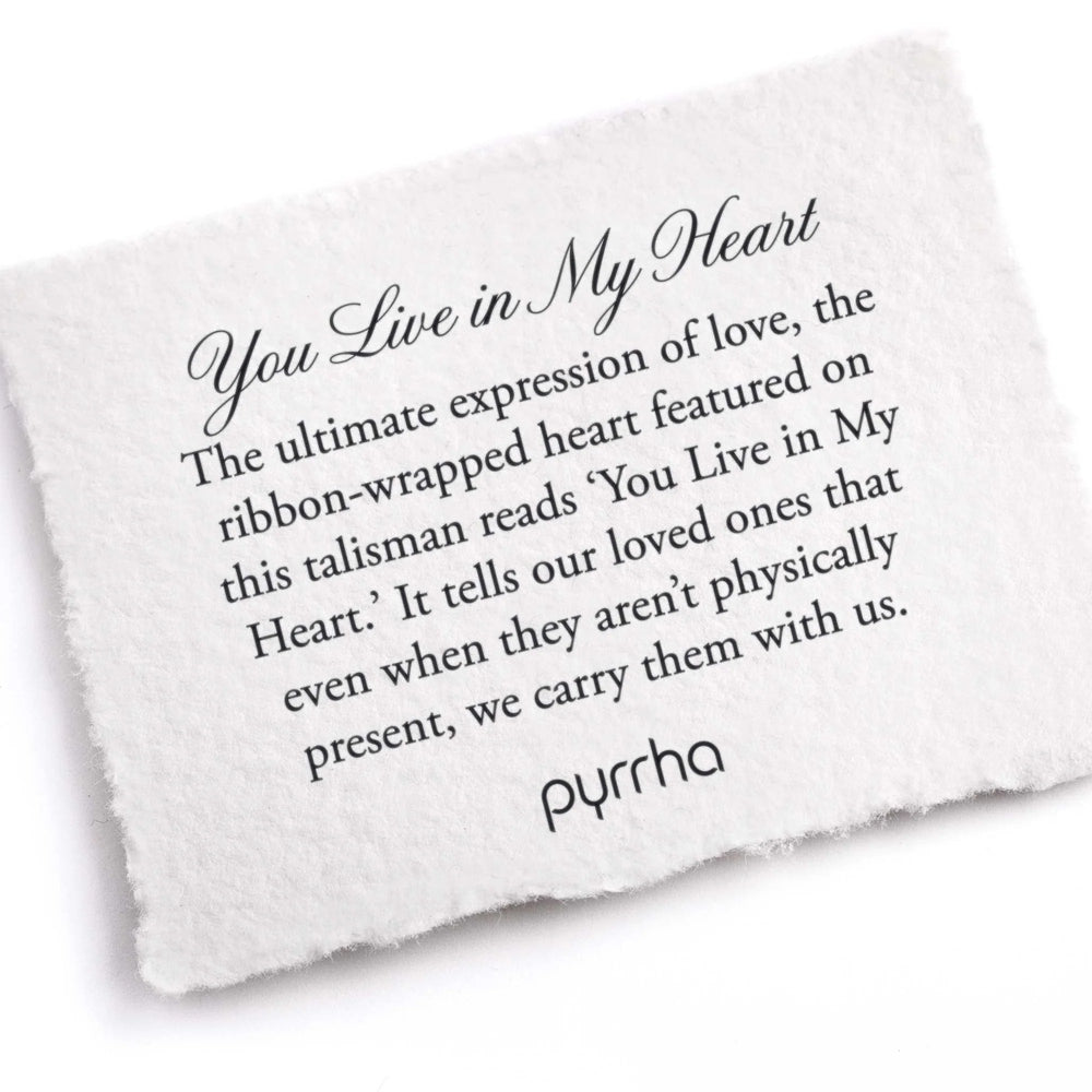 YOU LIVE IN MY HEART Jewelry PYRRHA 
