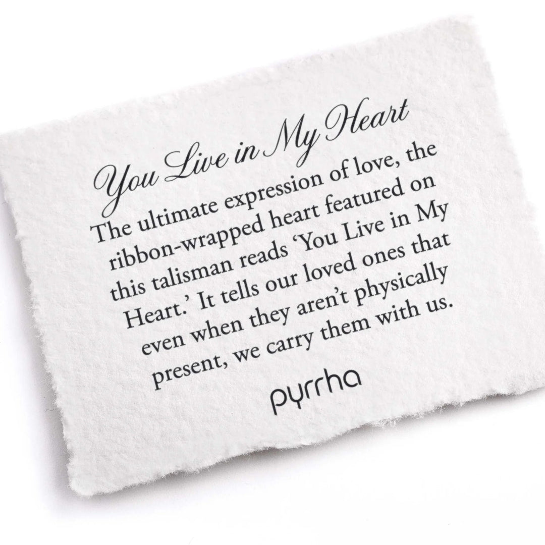 YOU LIVE IN MY HEART Jewelry PYRRHA 