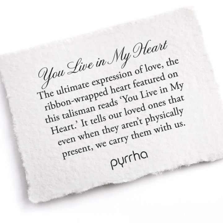 YOU LIVE IN MY HEART Jewelry PYRRHA 